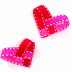 Pink & Red Ribbon Heart Ha..